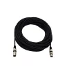 Audio Cable Omnitronic 30220590 25m XLR 3-pin Black