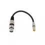 Audio Cable XLR (3-pin) RCA Omnitronic 3022075J 0.15 m Black