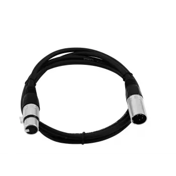 Audio cable Omnitronic 30220763 1 m XLR 5-pin Black