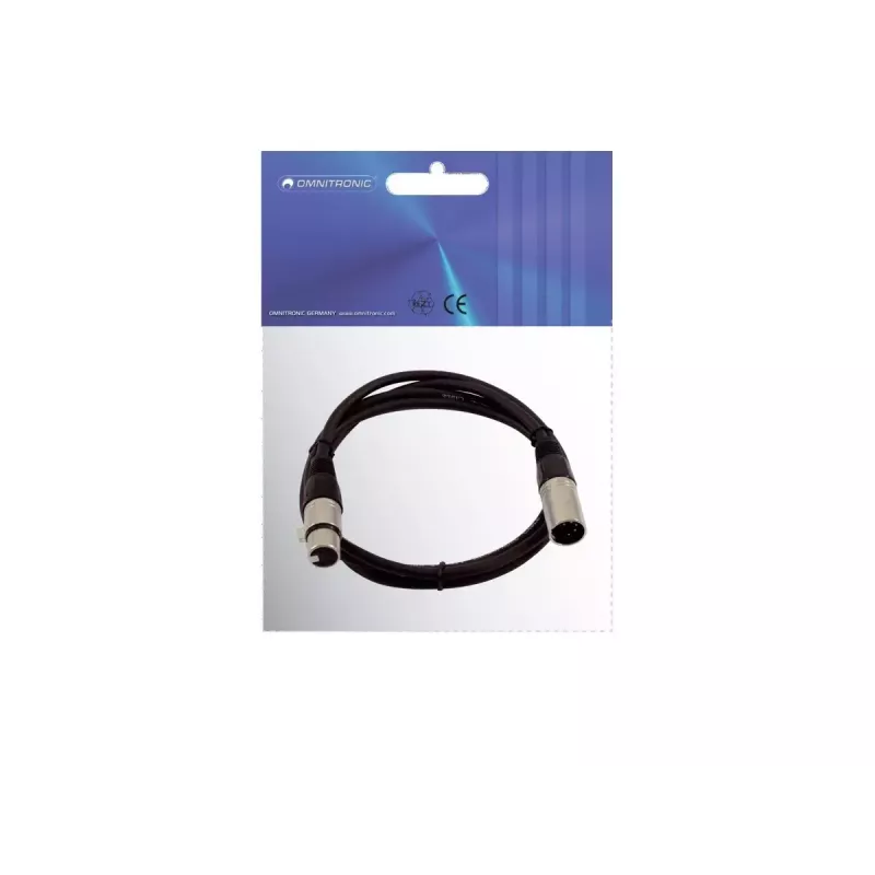 Audio Cable XLR 5-pin Omnitronic 30220765