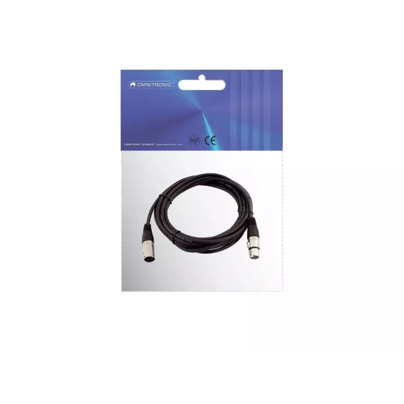 Audio cable XLR 5-pin Omnitronic 30220769