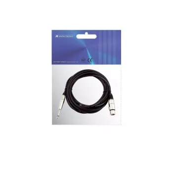 Audio Cable 2m Omnitronic 3022516M XLR 3-pin 6.35mm Black