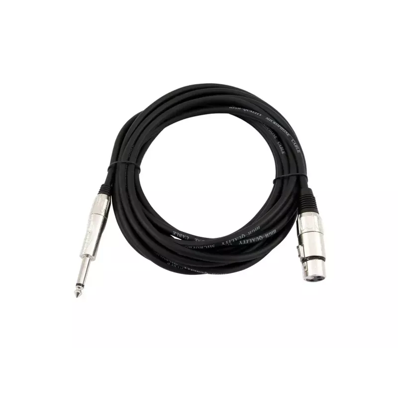 Audio Cable 2m Omnitronic 3022516M XLR 3-pin 6.35mm Black