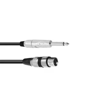 Audio Cable Omnitronic 30225170 5m XLR 3-pin 6.35mm Black