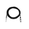 Audio Cable XLR 3-pin 6.35mm Omnitronic 3022519C 5m Black