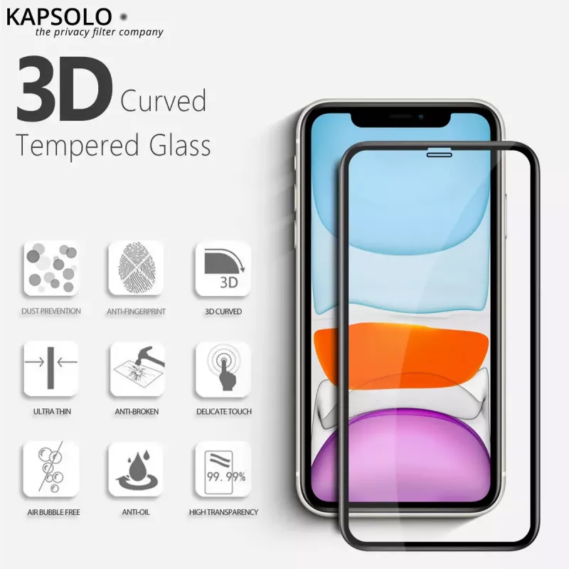 Tempered Glass KAPSOLO iPhone X