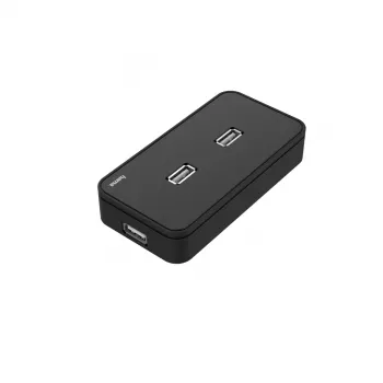 USB hub HAMA 00200123 — 7-port USB 2.0 hub, 480 Mbit/s, black, 1.1 m cable