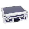 Hard case Roadinger 3012205C for records Blue 425x380x175mm