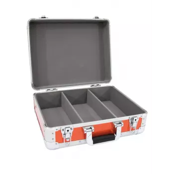 Hard case Roadinger 3012205A for records Red 425x380x175 mm