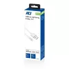 ACT USB 2.0 charging/data cable A male - Lightning male 1 meter, MFI gecertificeerd