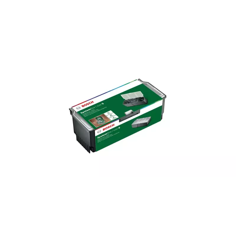 Storage box Bosch Systembox rectangular polypropylene 600×400×280 mm, black/grey