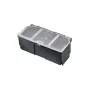 Storage box Bosch Systembox rectangular polypropylene 600×400×280 mm, black/grey