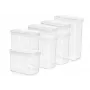 EMSA N1142900 food storage container Rectangular Set 8.3 L Transparent, White 7 pc(s)