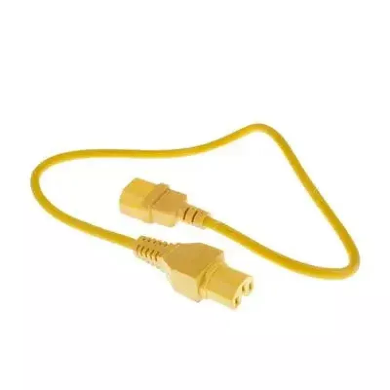 ACT Powercord C14 - C15 yellow 0.6 m