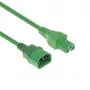 Power Cable ACT AK5306 1.2m IEC C14 to IEC C15 250V 10A
