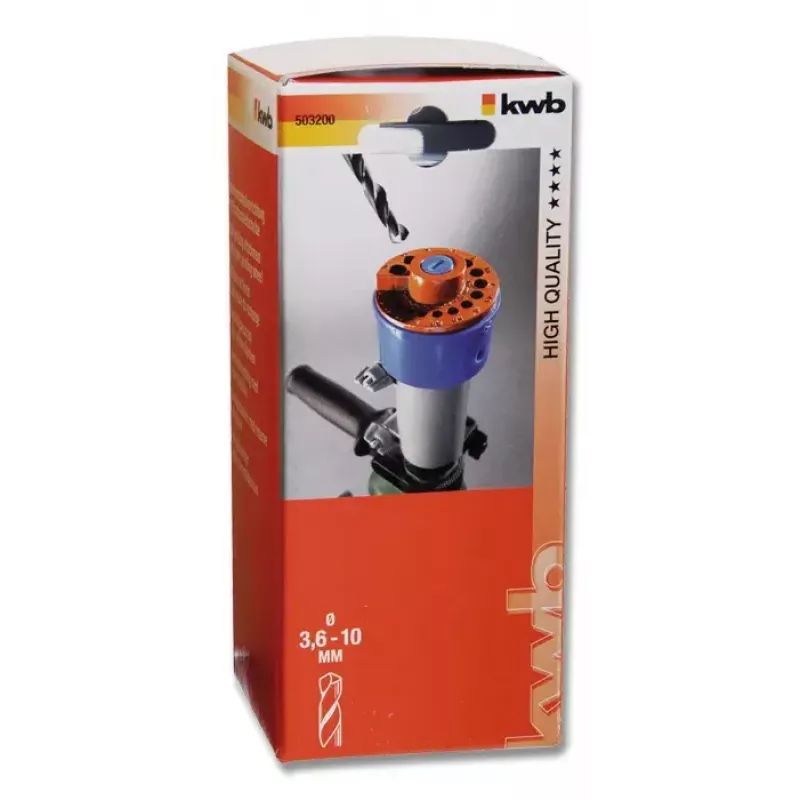 Grinding attachment kwb Drill Grinding Attachment Metal Blue Grey Red 192 mm