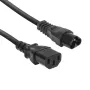 Power cord ACT C6 - C13 black 0.2 m 250V 2.5A