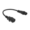 Power cord ACT C6 - C13 black 0.2 m 250V 2.5A