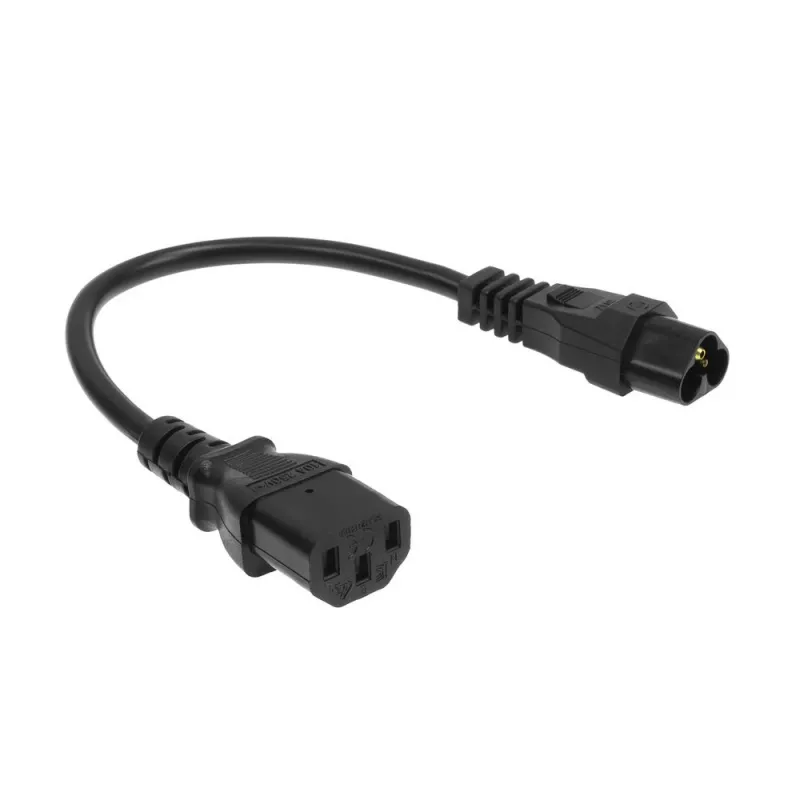 Power cord ACT C6 - C13 black 0.2 m 250V 2.5A
