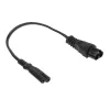 ACT Powercord C6 - C7 black 0.2 m