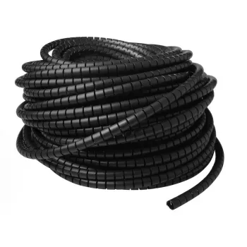 ACT 15 mm spiral cable wrap, length 50 meters, Cable management, Black, Polyvinyl chloride (PVC)