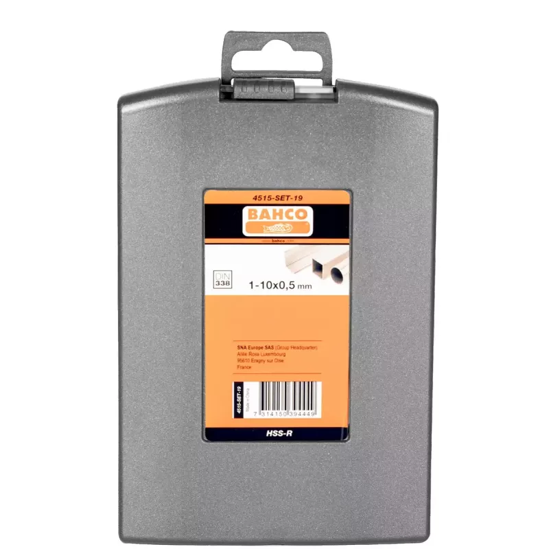 Drill bit Bahco 4515-SET-19 package weight 600 g