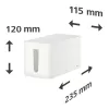 Hama Mini Desk/Floor Cable box White