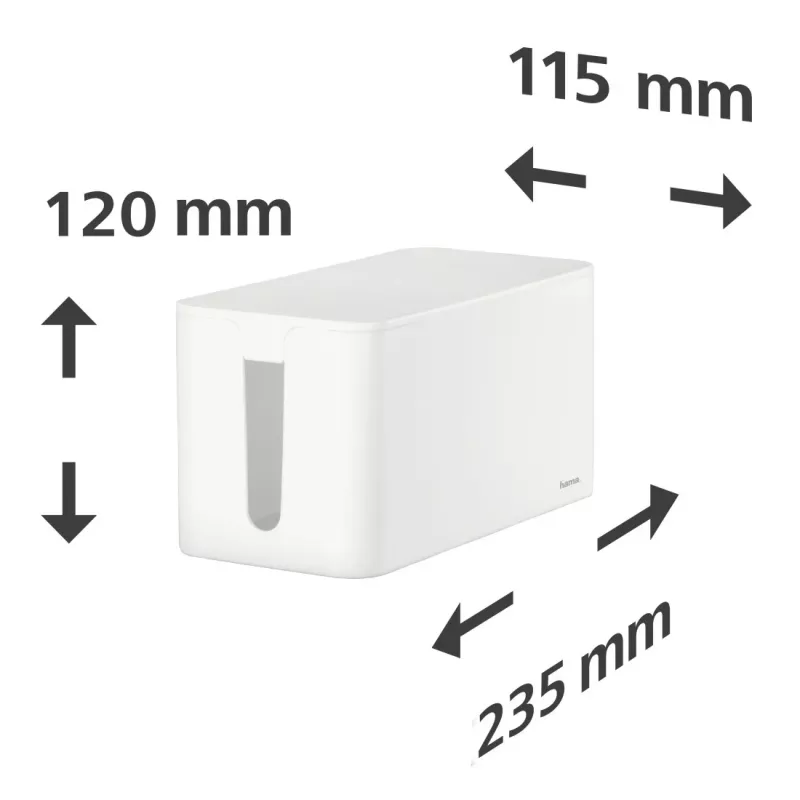 Hama Mini Desk/Floor Cable box White