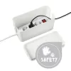 Hama Mini Desk/Floor Cable box White