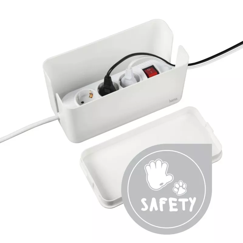 Hama Mini Desk/Floor Cable box White