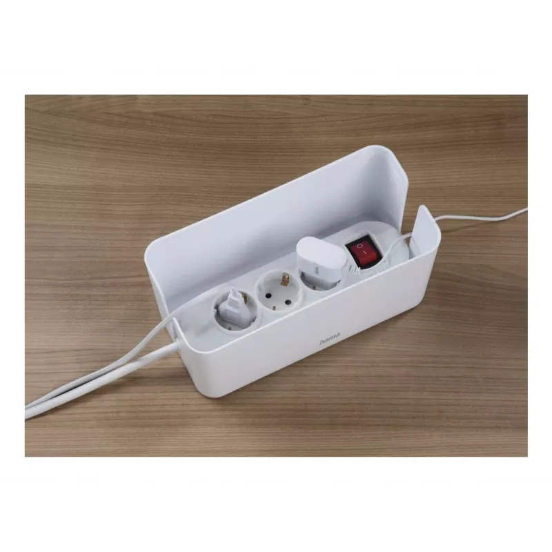 Hama Mini Desk/Floor Cable box White