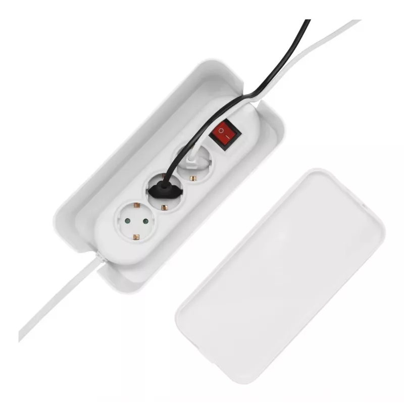 Hama Mini Desk/Floor Cable box White