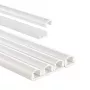 Hama 00220980 cable organizer Universal Cable duct White 4 pc(s)