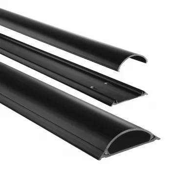 Hama 00220985 cable organizer Universal Cable duct Black 1 pc(s)