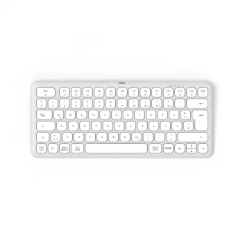 Hama WK-500 keyboard Home/Office RF Wireless + Bluetooth QWERTZ German Grey, White