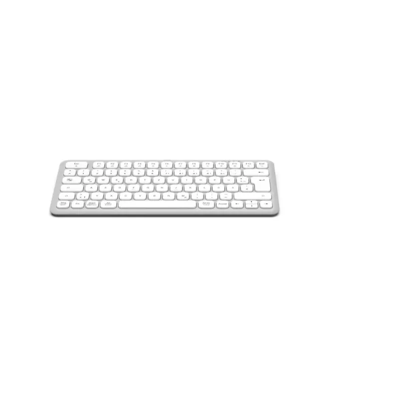 Hama WK-500 keyboard Home/Office RF Wireless + Bluetooth QWERTZ German Grey, White