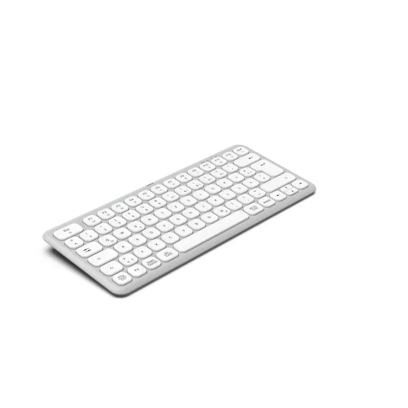 Hama WK-500 keyboard Home/Office RF Wireless + Bluetooth QWERTZ German Grey, White