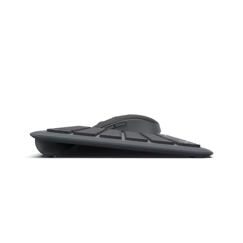 Hama WKM-500 keyboard Mouse included Home/Office RF Wireless + Bluetooth QWERTZ German Black