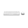 Hama WKM-500 keyboard Mouse included Home USB + RF Wireless + Bluetooth QWERTZ German Grey, White
