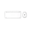 Hama WKM-500 keyboard Mouse included Home USB + RF Wireless + Bluetooth QWERTZ German Grey, White