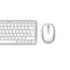 Hama WKM-500 keyboard Mouse included Home USB + RF Wireless + Bluetooth QWERTZ German Grey, White