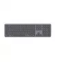 Hama WK-550 keyboard Home/Office RF Wireless + Bluetooth QWERTZ German Black, Dark Grey