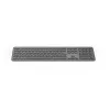 Hama WK-550 keyboard Home/Office RF Wireless + Bluetooth QWERTZ German Black, Dark Grey