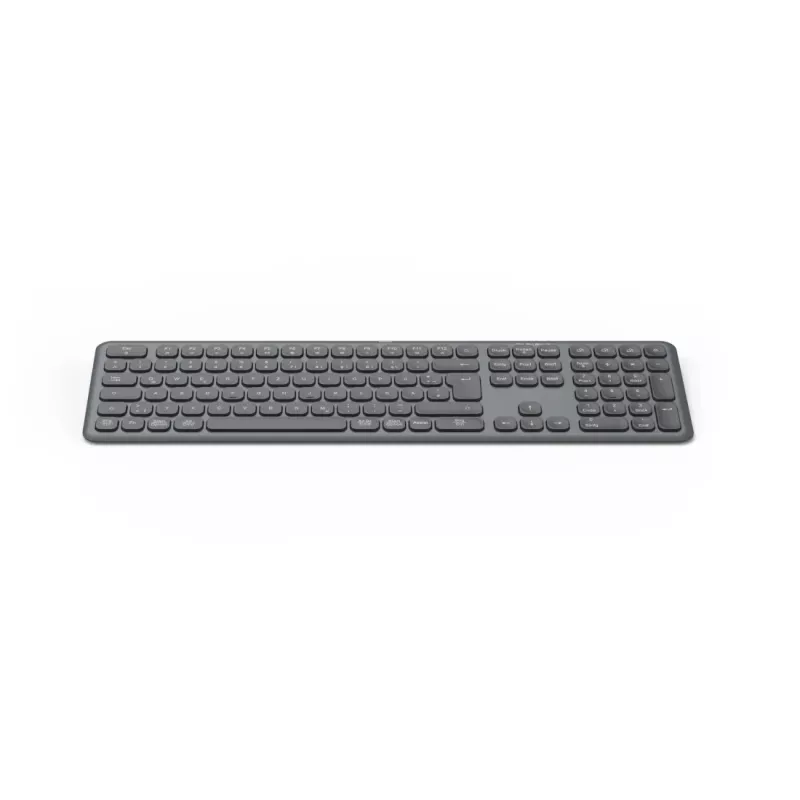 Hama WK-550 keyboard Home/Office RF Wireless + Bluetooth QWERTZ German Black, Dark Grey
