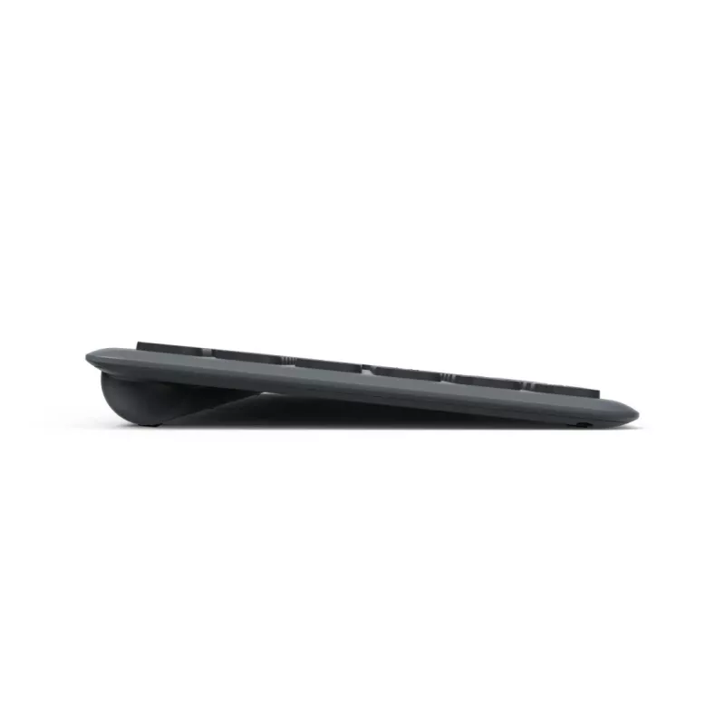 Hama WK-550 keyboard Home/Office RF Wireless + Bluetooth QWERTZ German Black, Dark Grey