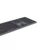 Hama WK-550 keyboard Home/Office RF Wireless + Bluetooth QWERTZ German Black, Dark Grey