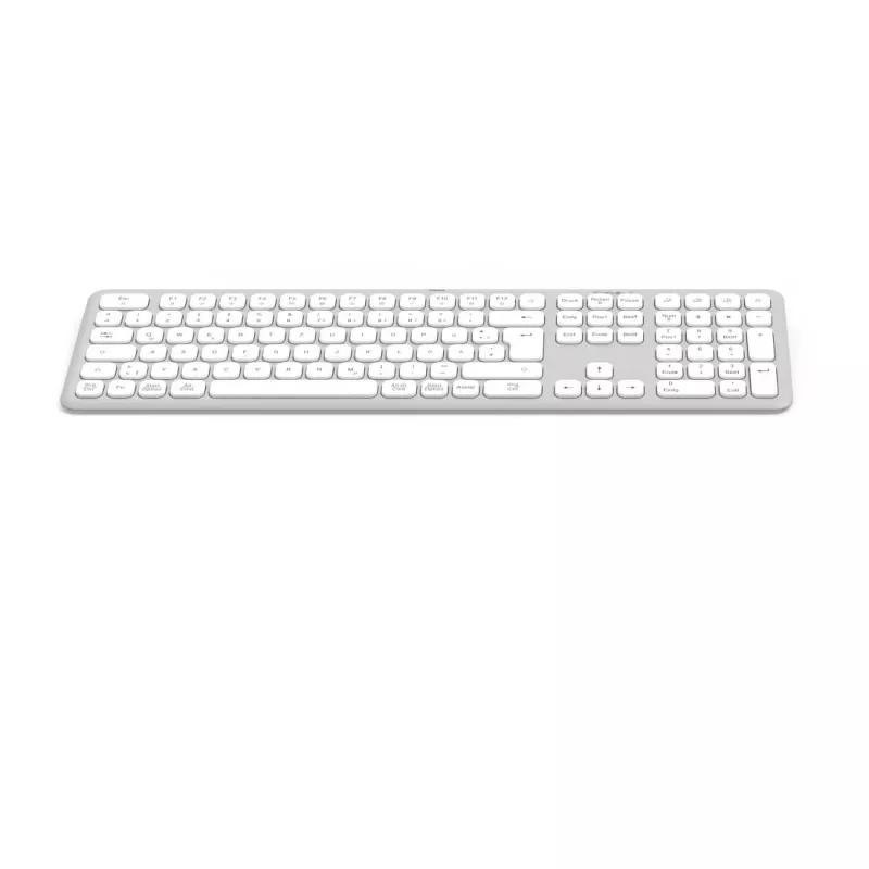 Hama WK-550 keyboard Home/Office RF Wireless + Bluetooth QWERTZ German Grey, White
