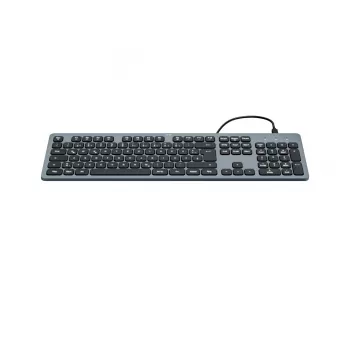 Hama CK-400 keyboard Home/Office USB QWERTZ German Black, Dark Grey