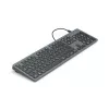 Hama CK-400 keyboard Home/Office USB QWERTZ German Black, Dark Grey