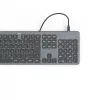 Hama CK-400 keyboard Home/Office USB QWERTZ German Black, Dark Grey